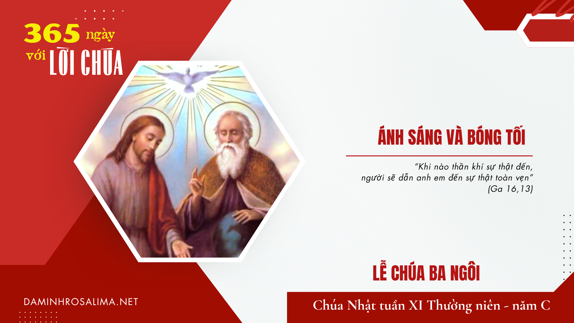 Chúa Nhật tuần XI Thường niên - Năm C: Lễ Chúa Ba Ngôi